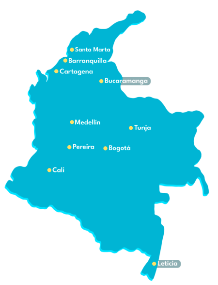 Colombia Map 3 Colombia Map 3